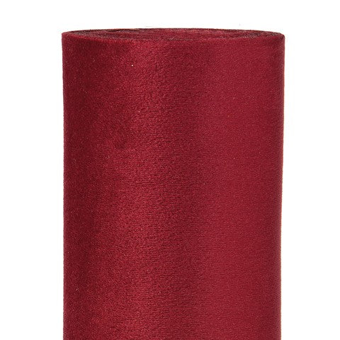 Piovaccari Runner Velvet Chic Bordeaux 48x180 cm – Runner da Tavola in Velluto Elegante per Decorazioni Natalizie e Arredo Casa