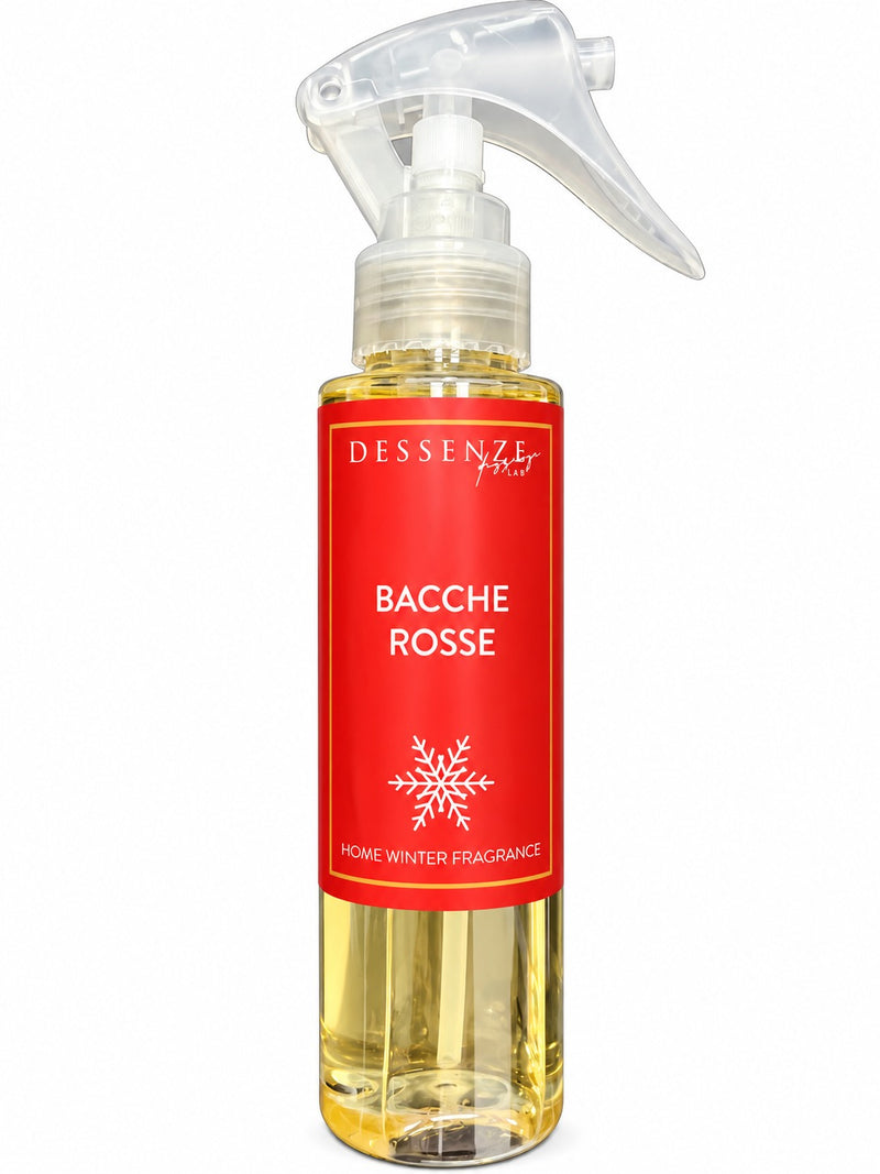 DESSENZE Profumo per Albero di Natale Christmas Spray Bacche Rosse 100 ml – Spray Profumato Natalizio