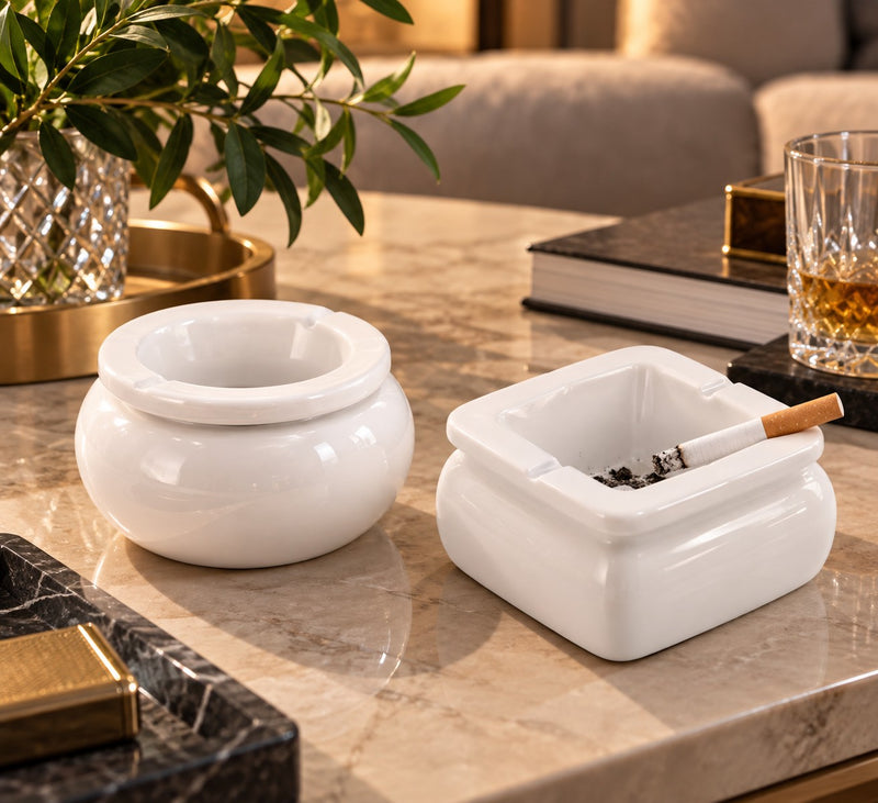 Ad Trend Portacenere in Ceramica Assortito Ø8 cm 1 Pz – Posacenere Decorativo per la Casa e l'Ufficio