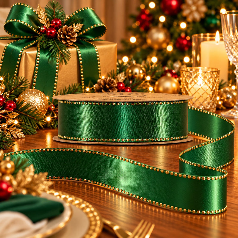 Piovaccari Nastro Satinée Courtyard 15 mm x 20 m – Nastro Satinato Decorativo per Fiocchi, Confezioni Regalo e Decorazioni Natalizie