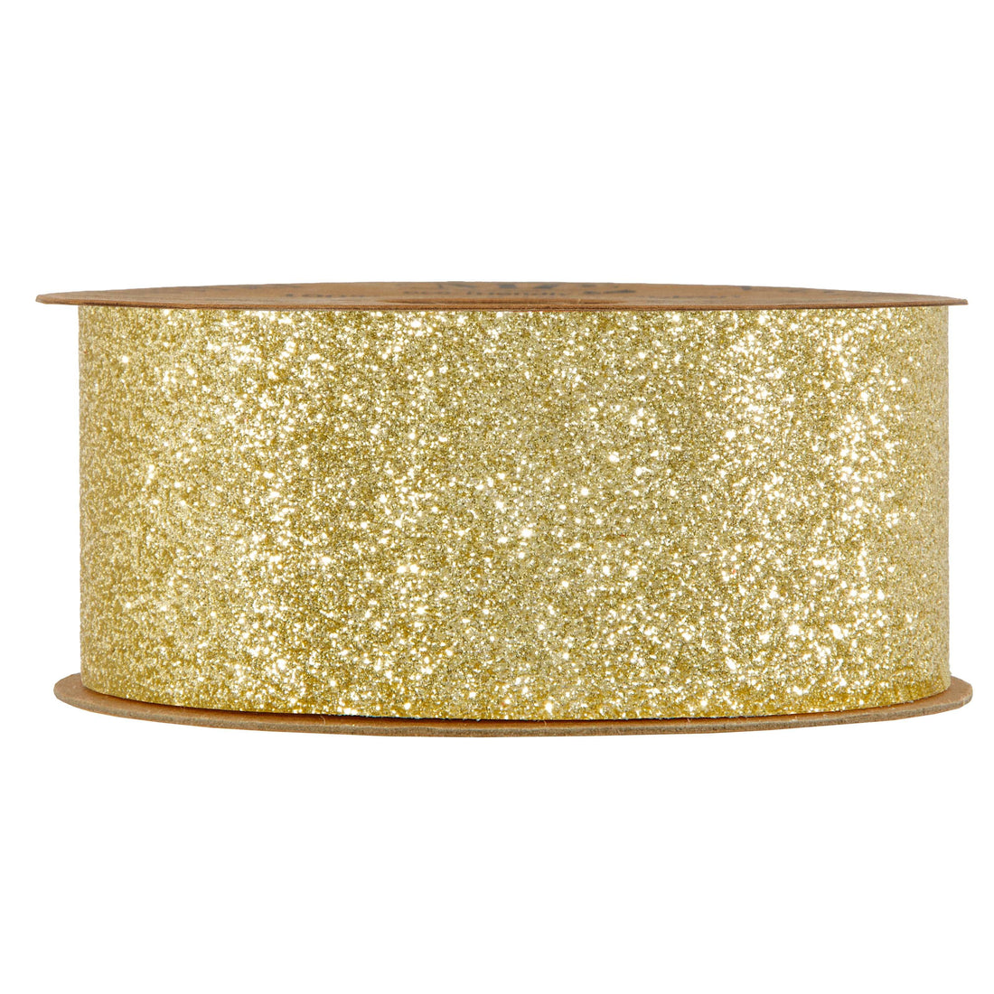 Piovaccari Nastro Desirée Glitter Oro 40 mm x 10 m – Nastro Natalizio Brillantinato per Albero di Natale, Fiocchi e Confezioni Regalo