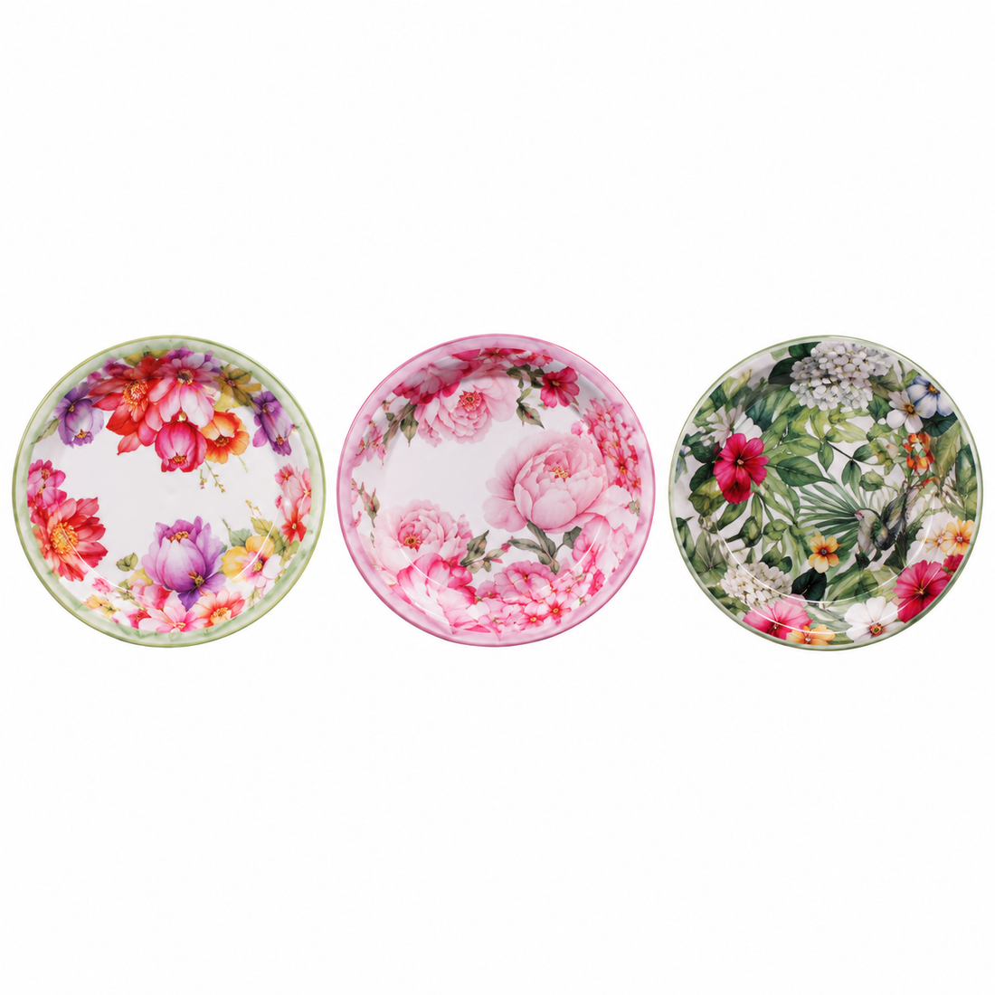 Ad Trend Set 12 Piatti di Carta Ø 18 cm – Piatti Monouso per Feste e Compleanni, Modelli Assortiti 1 Confezione