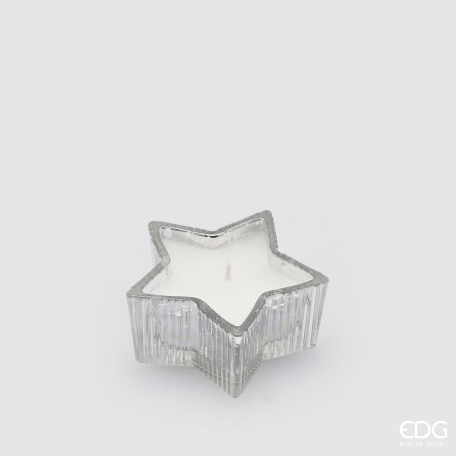 EDG Enzo De Gasperi Candela Stella H 4 Cm D 8,5 Cm Vanilla Scatola Regalo