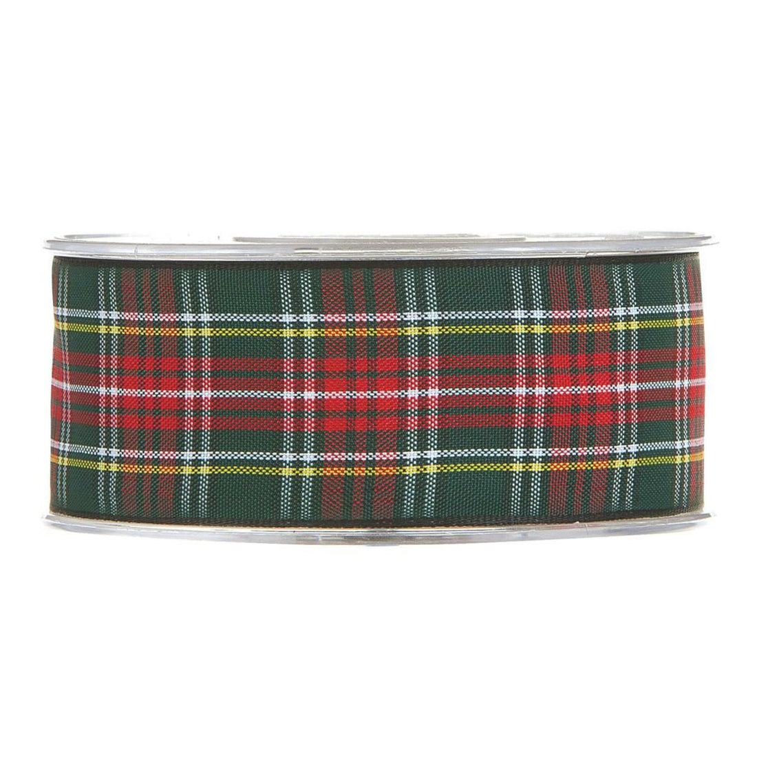 Piovaccari Nastro Natalizio Tartan Verde e Rosso 38 mm x 20 m – Nastro Scozzese Decorativo per Albero di Natale, Fiocchi e Pacchi Regalo
