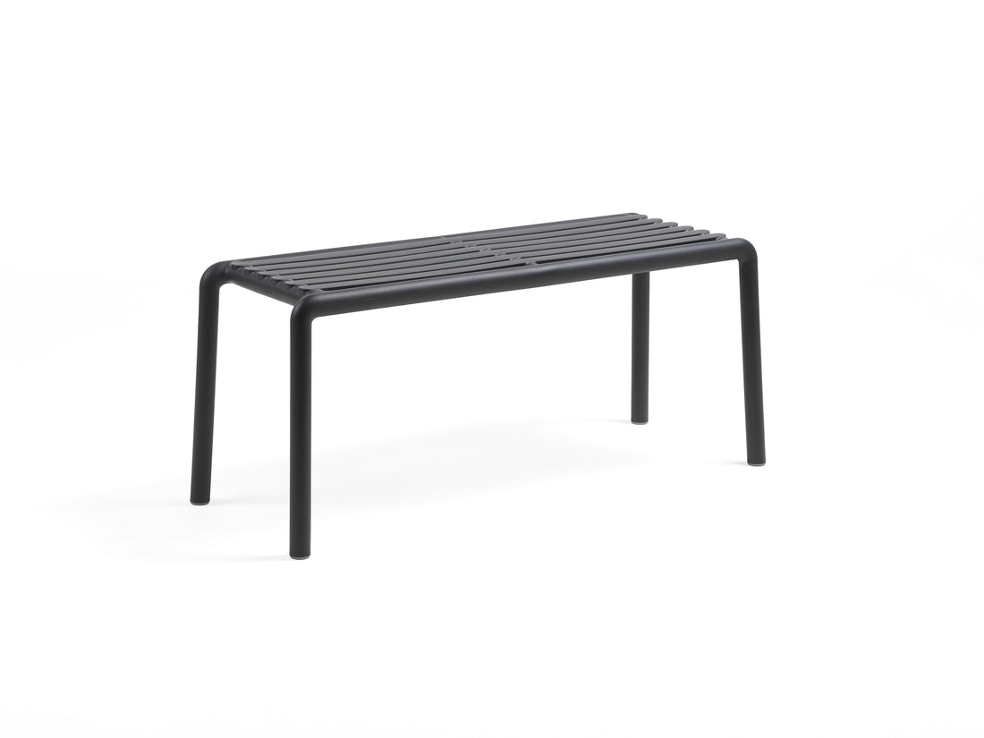 Nardi Doga Bench New Panchina da Esterno Antracinte 102,5 x 44 x 39 cm – Panchina Moderna per Giardino e Terrazzo