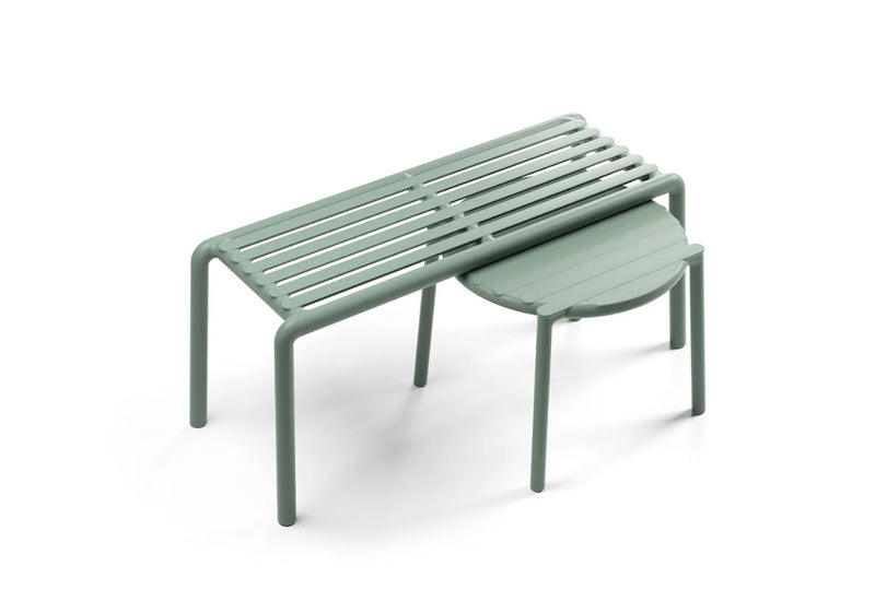 Nardi Doga Bench New Panchina da Esterno Marsala 102,5 x 44 x 39 cm – Panchina Moderna per Giardino e Terrazzo