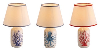 Ad Trend Abisso Lampada Decorativa in Ceramica Ø 11 x H 26 cm – Lampada da Tavolo per Arredo Casa, Colori Assortiti 1 Pz