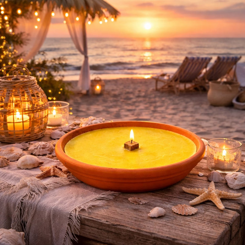 regalo italiano regalo italiano candela citronella terracotta d 155 cm h 25 cm 1 pz ean 8021785235120