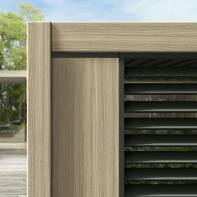 bizzotto bizzotto pergola ocean 3 x 4 mt natural antracite ean 8051836480049