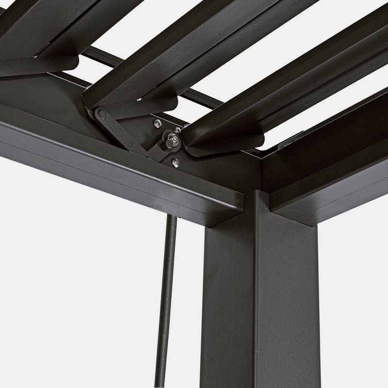 bizzotto bizzotto pergola ocean 36 x 6 mt natural antracite ean 8051836480056