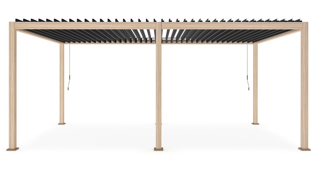 bizzotto bizzotto pergola ocean 36 x 6 mt natural antracite ean 8051836480056