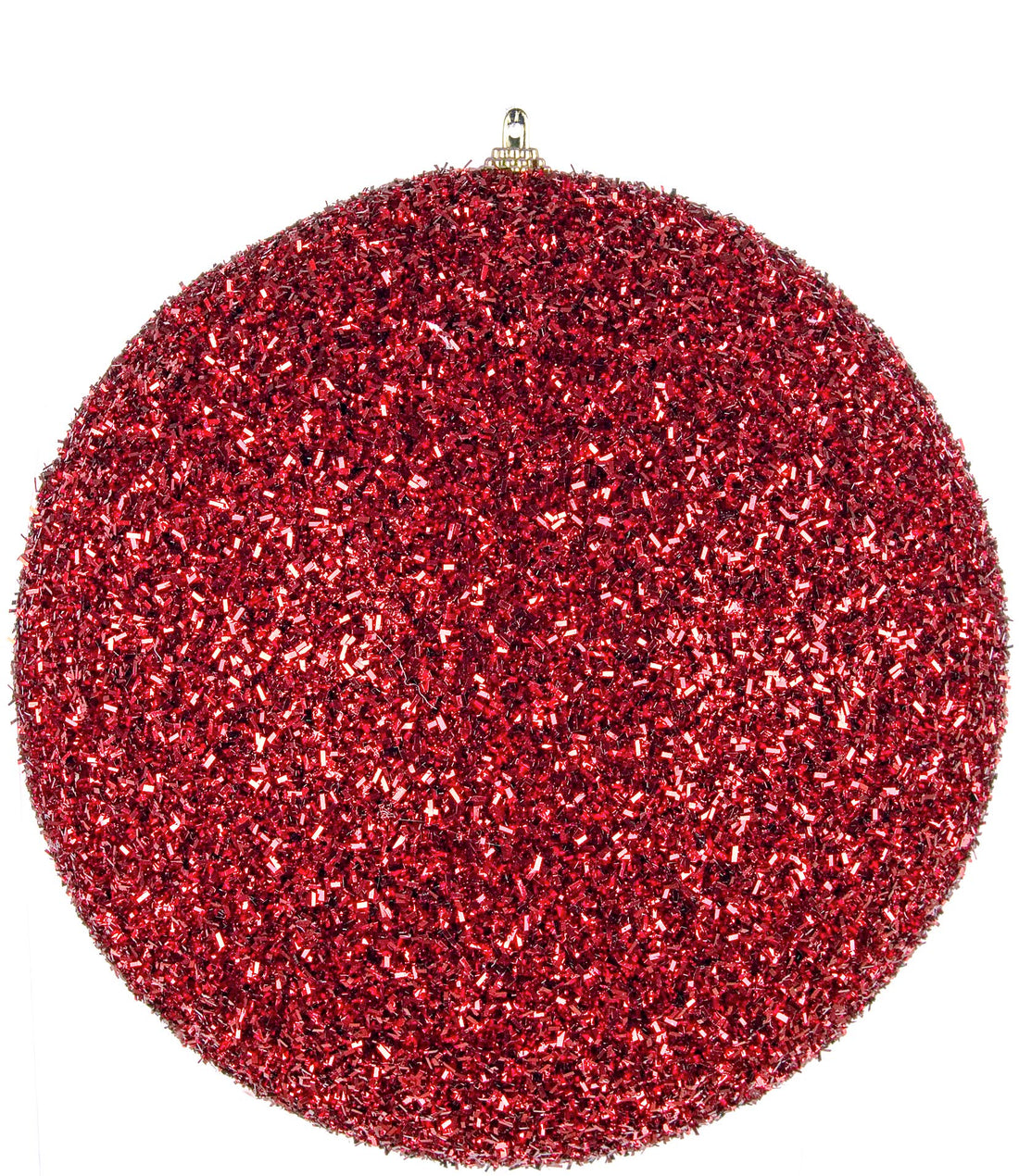 Bizzotto Sfera Natalizia Angelica Rossa D 20 cm Decorazione per Albero di Natale