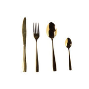 Ad Trend Set 4 Posate Pacho in Acciaio Color Oro – Servizio Posate Elegante per la Tavola e la Casa