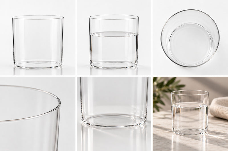 Ad Trend Bicchiere in Vetro Borosilicato 400 ml 1 Pz – Bicchiere Elegante e Resistente per Acqua e Bevande, Accessorio per la Tavola