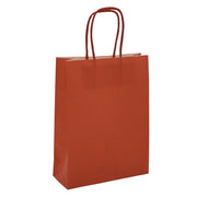 L'Arcolaio Shopper Kraft Rosso Regali Natalizi 18x7x24 cm Cf 10 pz