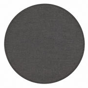 Versa Tovaglietta Americana Rotonda Grigia Ø 38 cm in PVC – Sottopiatto da Tavola Pratico e Lavabile