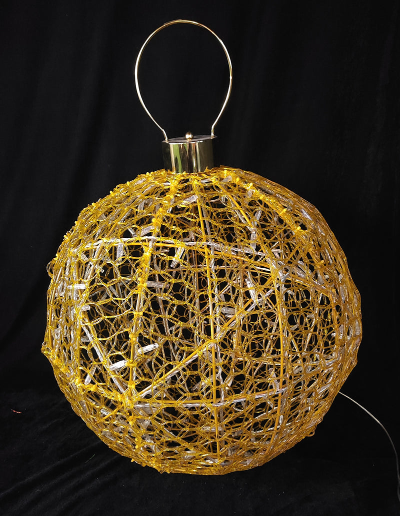 Bonturi Casa Palla Sfera Luminosa con 500 Led di Natale D 95 Cm H 140 Cm GOLD