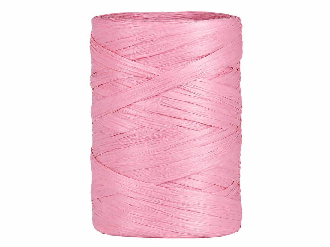 Piovaccari Paper Raphia Pink 5-8 mm x 100 m – Rafia di Carta Rosa per Decorazioni, Fiocchi, Confezioni Regalo e Fai da Te