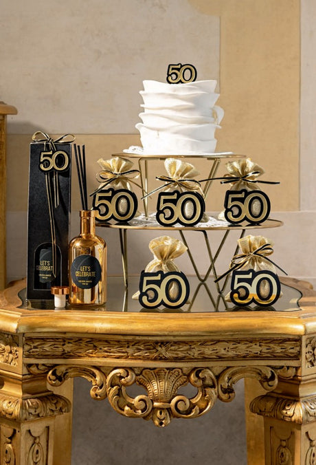 Cupido&Co. 18 Oro Nero con Sacchetto Oro 70 x 90 Mm 12 Pz