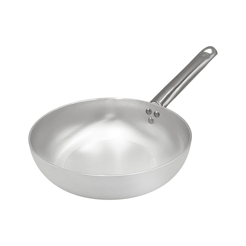 AGNELLI Padella svasata alta Alluminio con 1 Manico Inox D 32 Cm