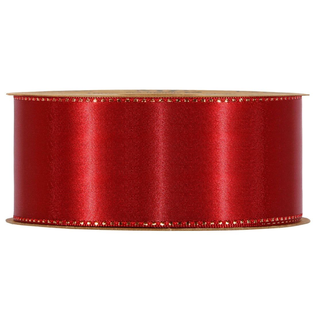 Piovaccari Nastro Satinée Red Dahlia 40 mm x 20 m – Nastro Satinato Rosso per Fiocchi, Confezioni Regalo e Decorazioni Natalizie