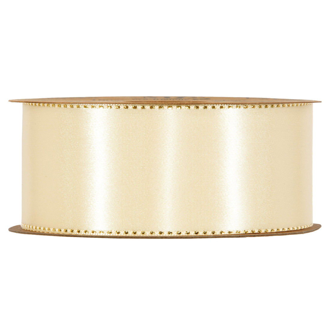 Piovaccari Nastro Satinée Cream 40 mm x 20 m – Nastro Satinato Color Crema per Fiocchi, Confezioni Regalo e Decorazioni Natalizie