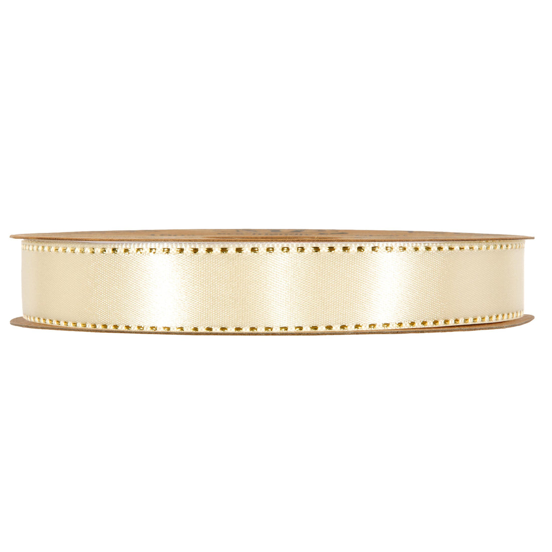 Piovaccari Nastro Satinée Cream 15 mm x 20 m – Nastro Satinato Color Crema per Fiocchi, Confezioni Regalo e Decorazioni Natalizie