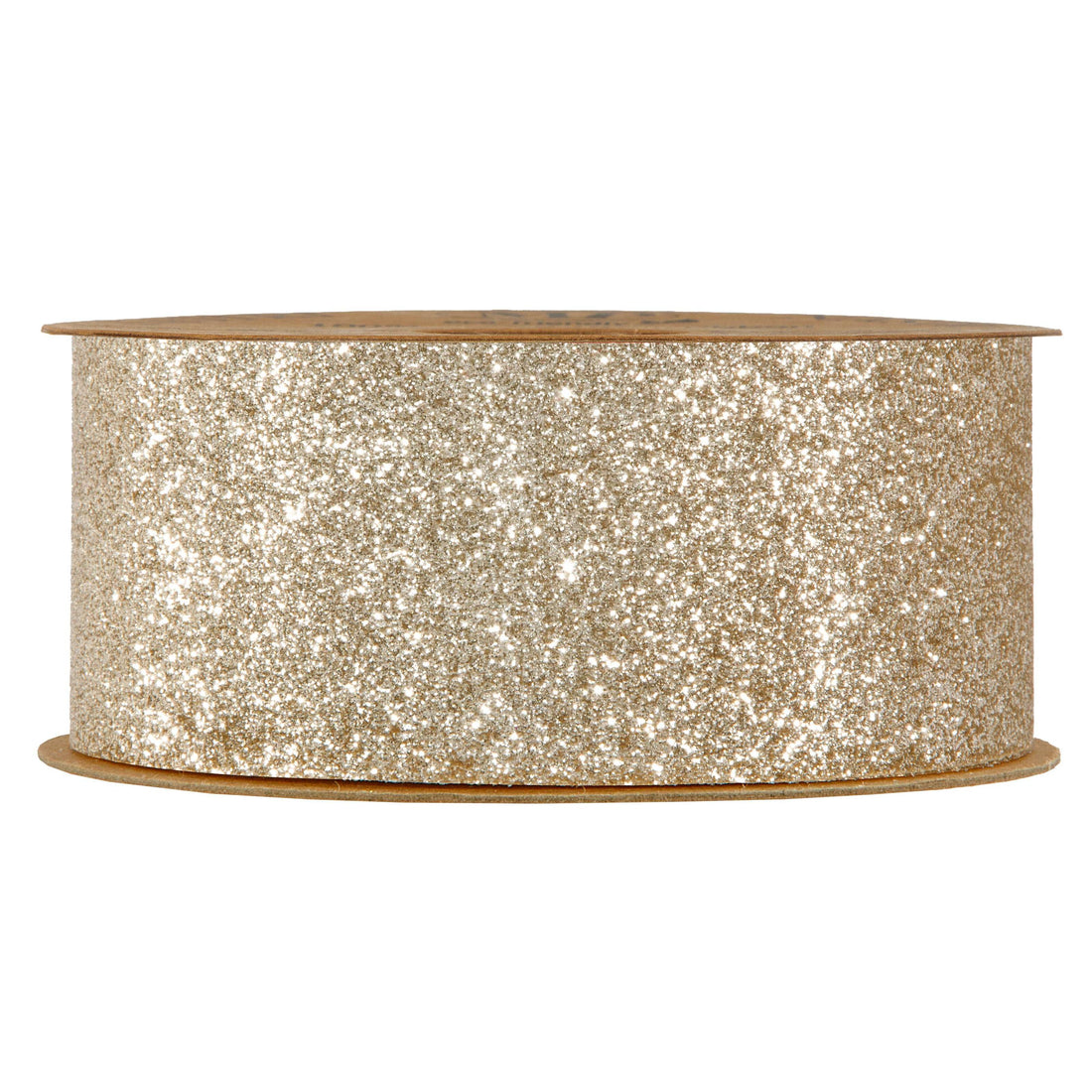 Piovaccari Nastro Desirée Champagne 40 mm x 10 m – Nastro Decorativo Natalizio per Albero di Natale, Fiocchi e Confezioni Regalo