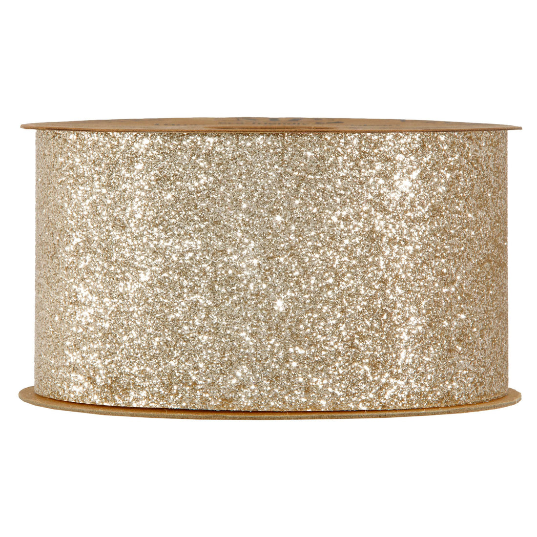 Piovaccari Nastro Desirée Champagne 63 mm x 10 m – Nastro Decorativo Natalizio per Albero di Natale, Fiocchi e Confezioni Regalo