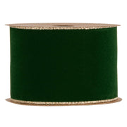Piovaccari Nastro Double Sides Velvet & Glitter Verde Scuro 63 mm x 10 m – Nastro Natalizio in Velluto e Glitter per Albero di Natale, Fiocchi e Confezioni Regalo