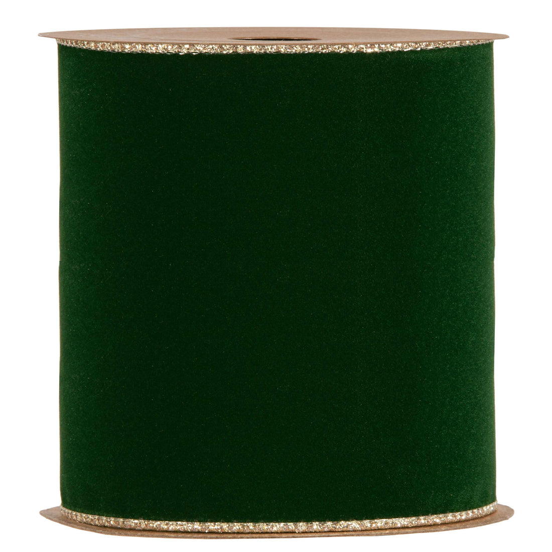 Piovaccari Nastro Double Sides Velvet & Glitter Verde Scuro 100 mm x 10 m – Nastro Natalizio in Velluto e Glitter per Albero di Natale, Fiocchi e Confezioni Regalo