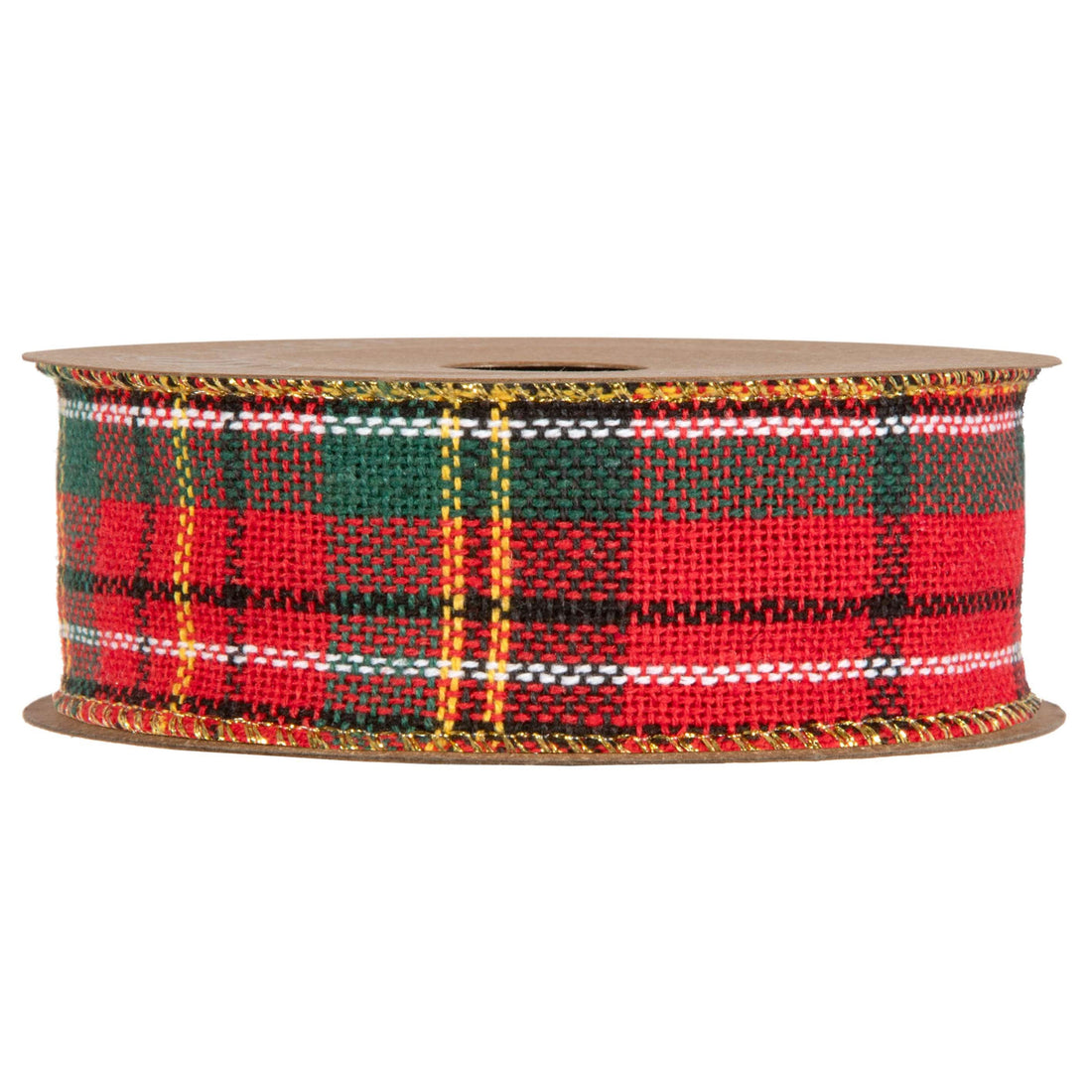 Piovaccari Nastro Aberdeen Rosso 40 mm x 10 m – Nastro Decorativo Natalizio per Albero di Natale, Fiocchi, Pacchi Regalo e Addobbi Natalizi