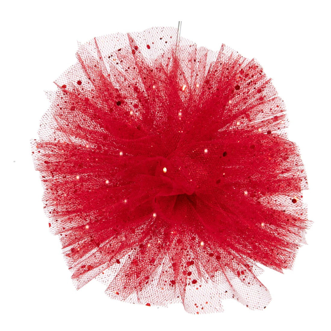 Piovaccari Pon Pon Rosso Ø50 cm – Decorazione Natalizia per Albero di Natale, Addobbi, Feste e Allestimenti Decorativi