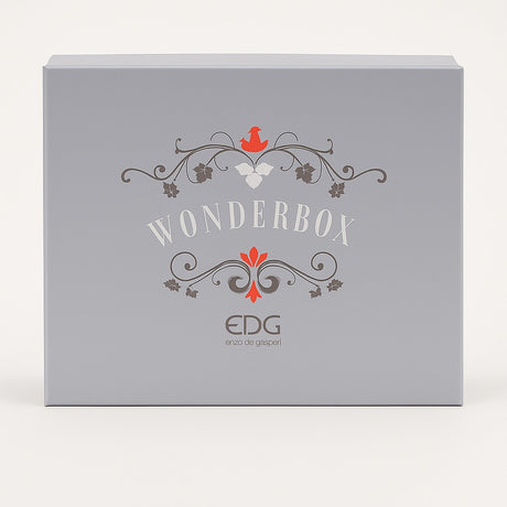 EDG Enzo De Gasperi Babbo Natale Decoro H 11 Cm Green Pink