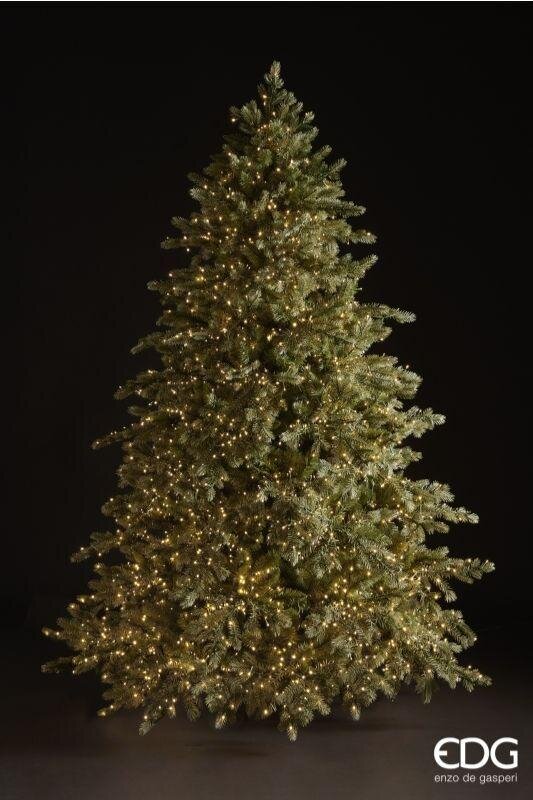 EDG Enzo De Gasperi Albero di Natale Pino Argentato 4.000 Led H 210 Cm D 149 Cm Ip 44