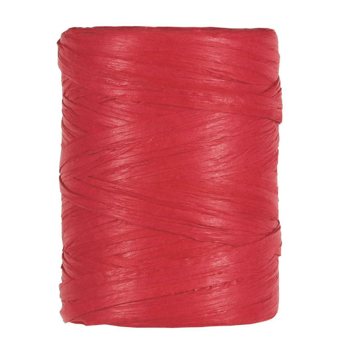 Piovaccari Rafia di Carta Rossa 5-8 mm x 100 m – Nastro Decorativo per Fiocchi, Confezioni Regalo, Decorazioni e Fai da Te
