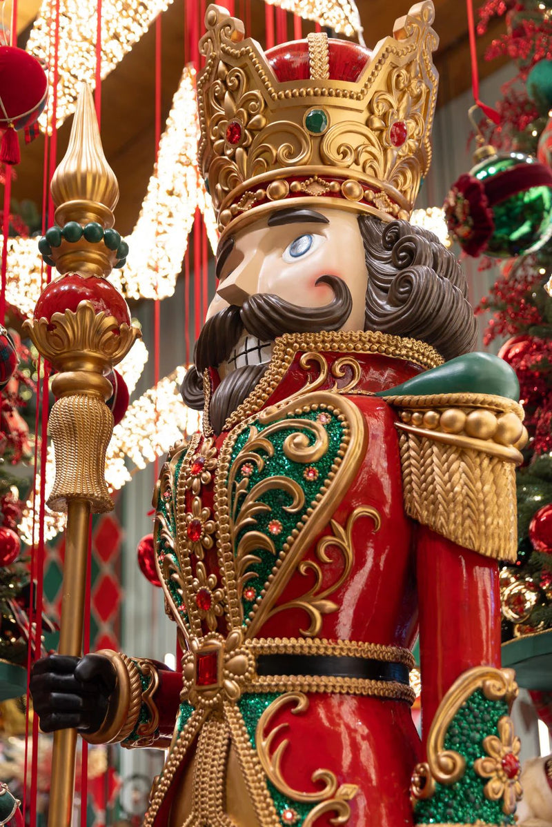 EDG Enzo De Gasperi Decoro Natale Soldatino Imperial Gigante H 245 Cm D 70 Cm  Musica + Led PEZZO DA ESPOSIZIONE, RITIRO SOLO IN SEDE
