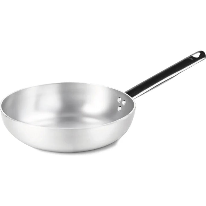AGNELLI Padella svasata alta Alluminio con 1 Manico Inox D 32 Cm