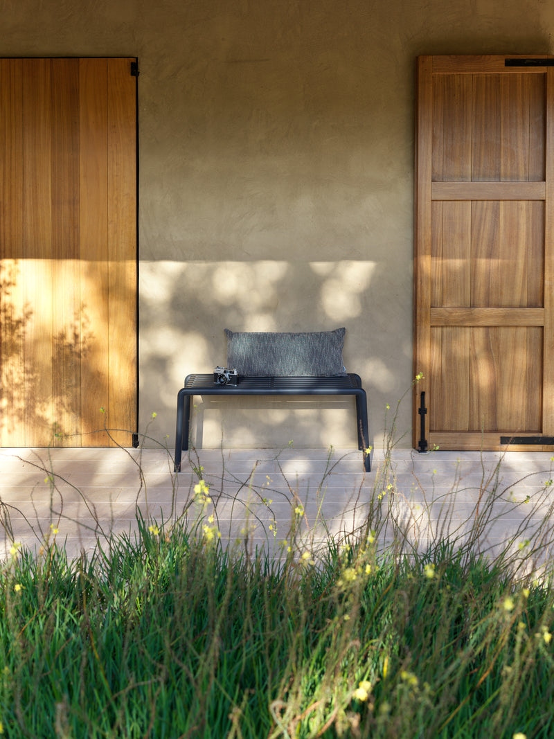 Nardi Doga Bench New Panchina da Esterno Marsala 102,5 x 44 x 39 cm – Panchina Moderna per Giardino e Terrazzo