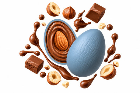 Maxtris Confetti Creamy Max Gianduia Carta da Zucchero 1 kg – Confetti Golosi al Gusto Gianduia per Matrimoni, Cerimonie, Feste e Confettate