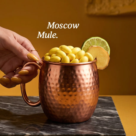 Maxtris Confetti Mixology Moscow Mule 500 g – Confetti Gialli al Cioccolato Bianco con Ripieno al Gusto Moscow Mule per Feste ed Eventi