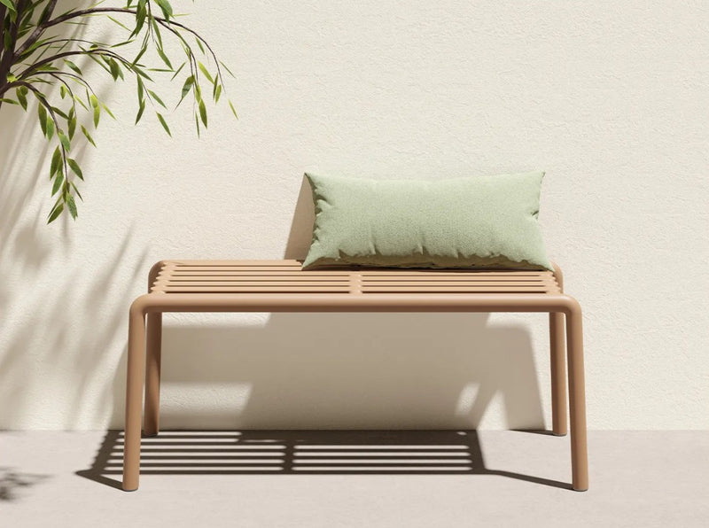 Nardi Doga Bench New Panchina da Esterno colore Pera 102,5 x 44 x 39 cm – Panchina Moderna per Giardino e Terrazzo