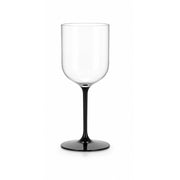 Brevetti WAF Calice Croisière FM35 42 cl in Policarbonato Gambo Nero – Calice Resistente per Vino e Outdoor