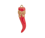 Cupido&Co. Cornetto Rosso con Fiocco H 47 Mm da Appendere Ideale Bomboniera