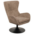 di mo di mo poltrona melania in tessuto tortora 79x71x98 cm poltrona girevole 360 design moderno ean 8010402515912