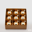 edg enzo de gasperi edg enzo de gasperi addobbo palla di natale vetro d 6 cm cf 9 pz oro ean 8054184563051