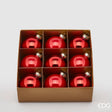 edg enzo de gasperi edg enzo de gasperi addobbo palla di natale vetro d 6 cm cf 9 pz rosso ean 8054184563037