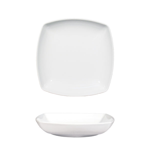 saturnia saturnia piatto fondo quadro l 21 cm h 45 cm diag 245 cm porcellana tokio bianco ean 8003342022169