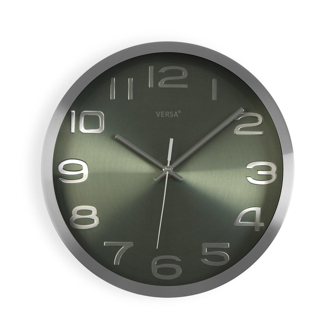 versa versa orologio da parete d 30 cm alluminio verde ean 8420327526823