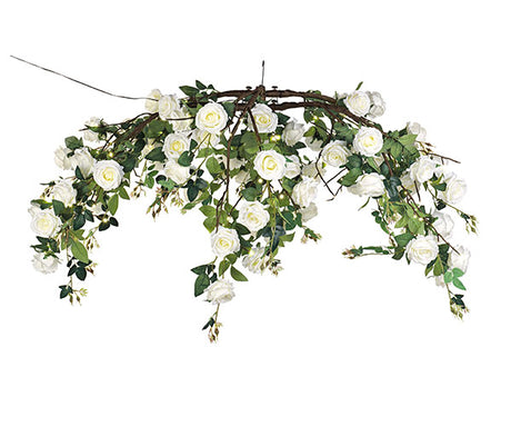 cupidoco cupidoco lampadario rose bianche 144 led d 1500 mm decorativo a sospensione elegante ean 8007402290079